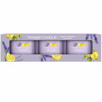 YANKEE CANDLE Votívna sviečka Lemon Lavender 3 x 37 g