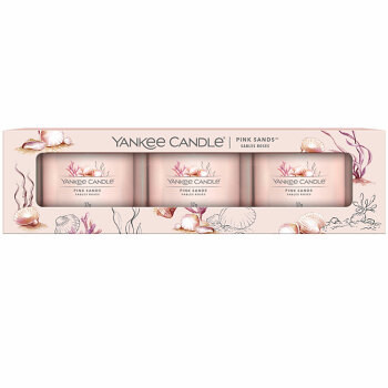 YANKEE CANDLE Votívna sviečka Pink Sands 3 x 37 g