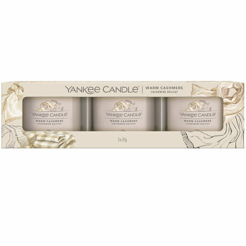 YANKEE CANDLE Warm Cashmere vonná sviečka 3 x 37 g
