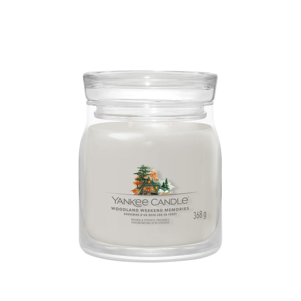 YANKEE CANDLE Signature 2 knôty Woodland Weekend Memories 368 g