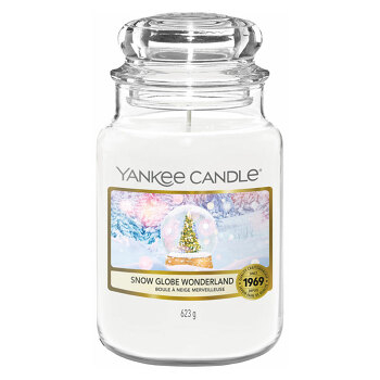 YANKEE CANDLE Classic Vonná sviečka veľká Snow Globe Wonderland 623 g