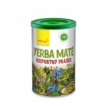 WOLFBERRY Zelený čaj Yerba maté prášok BIO 100 g