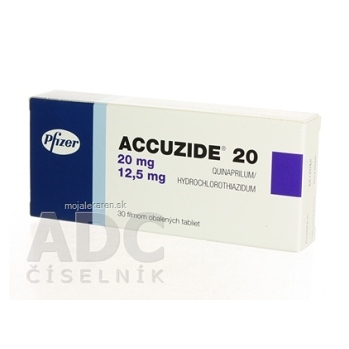 ACCUZIDE 20 tbl flm 20 mg/12,5 mg (blis. PVC/PVDC/Al) 1x30 ks