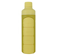 YOS Fľaša s integrovaným dávkovačom denná žltá