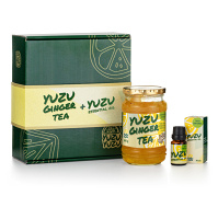 YUZU Zdravý Yuzu Ginger Tea 500 g + YUZU 100% Essential oil 10 ml