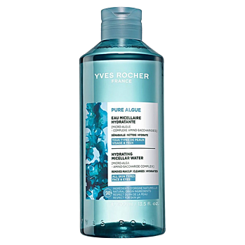 YVES ROCHER Pure Algue Hydratačná micelárna voda 400 ml (Prírodné čistenie pleti) - Prírodné
