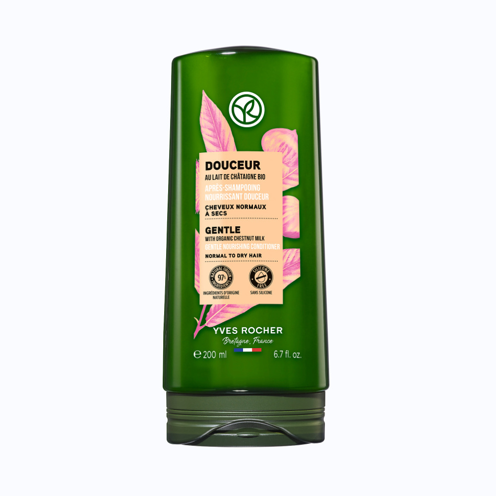 YVES ROCHER Jemný kondicionér s bio gaštanovým mliekom 200 ml