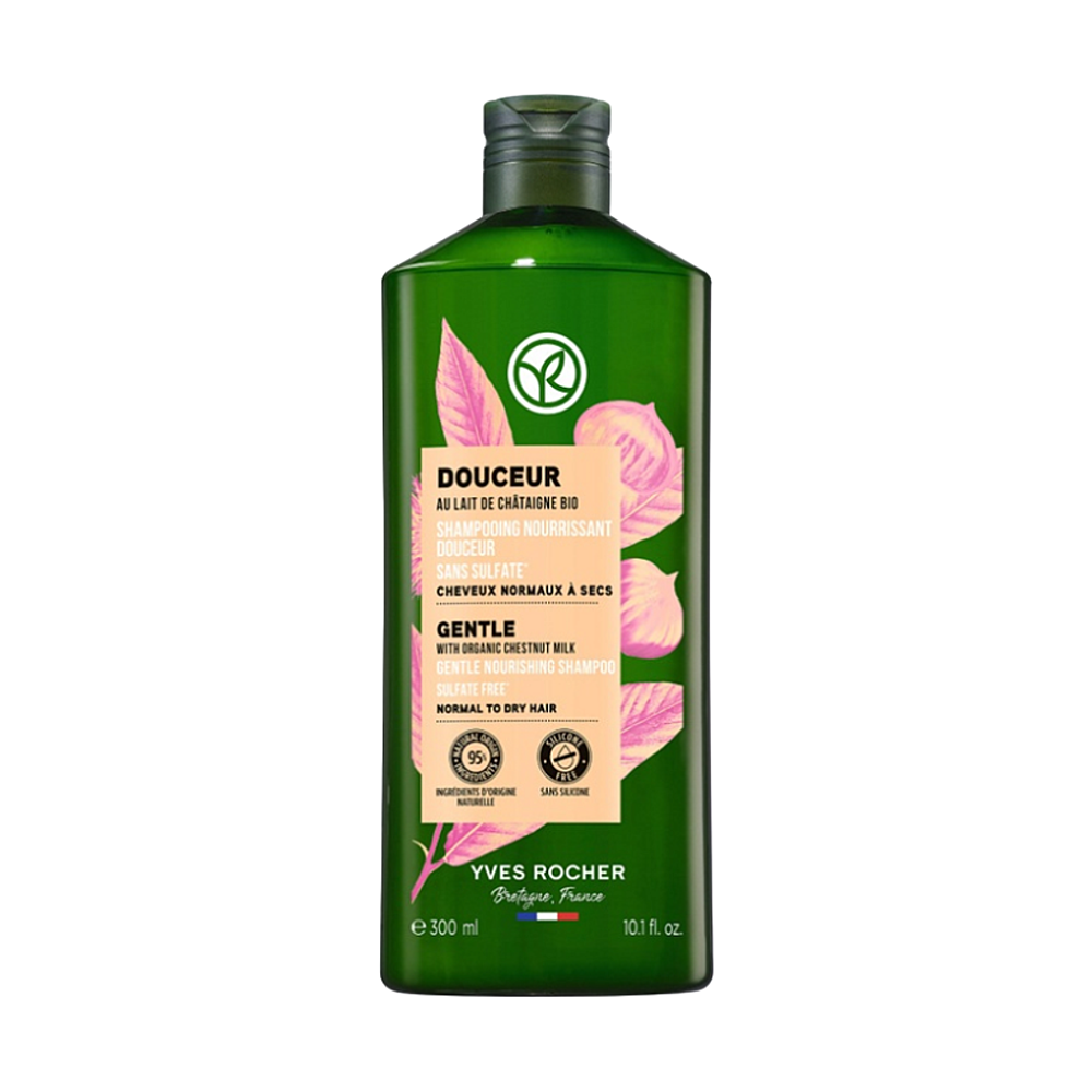 YVES ROCHER Jemný šampón s bio gaštanovým mliekom 300 ml