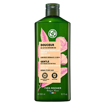 YVES ROCHER Jemný šampón s bio gaštanovým mliekom 300 ml (Prírodné šampóny) - Prírodné
