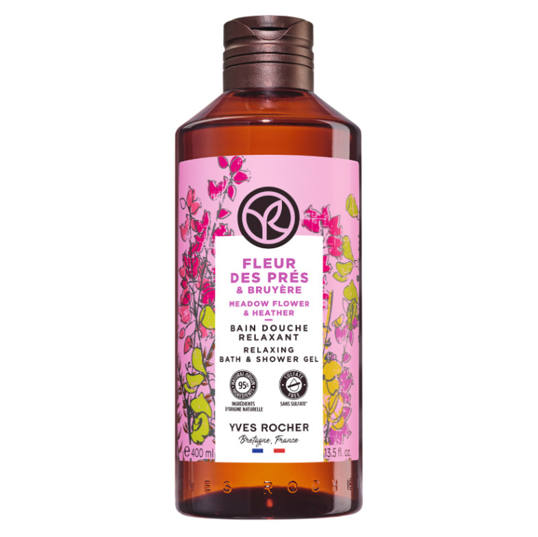YVES ROCHER Sprchovací gél Lúčne kvety & vres 400 ml kúpite na Mojalekaren.sk
