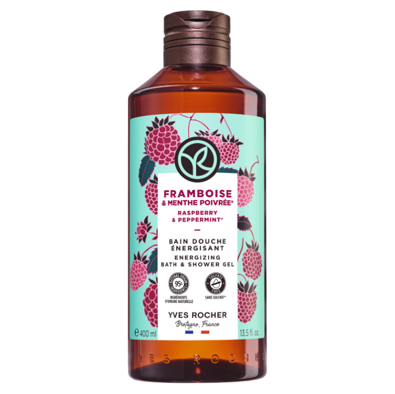 YVES ROCHER Sprchovací gél Malina & mäta 400 ml kúpite na Mojalekaren.sk
