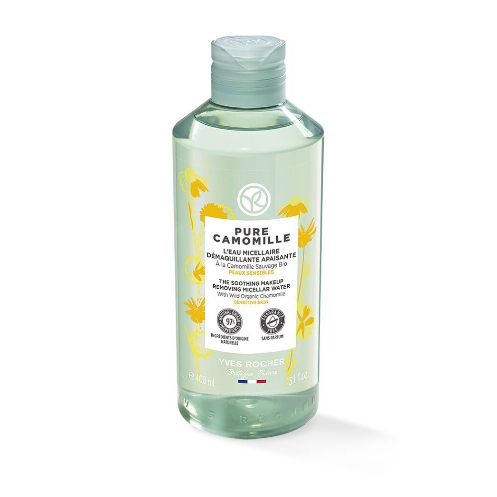 YVES ROCHER Pure Camomille Upokojujúca micelárna voda 400 ml