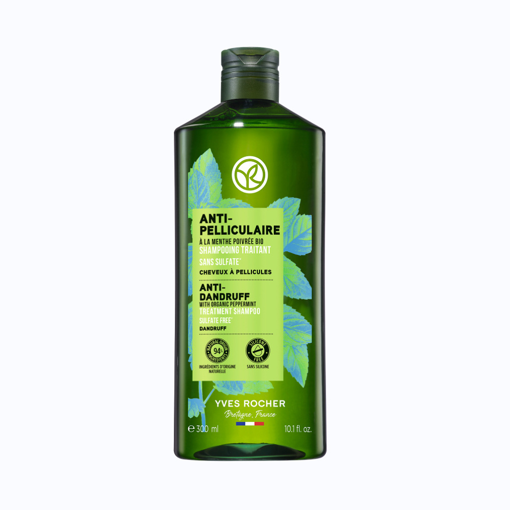 YVES ROCHER Šampón proti lupinám s bio mätou piepornou 300 ml