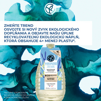YVES ROCHER Sprchový gél Morská riasa &amp; motar prímorský 600 ml