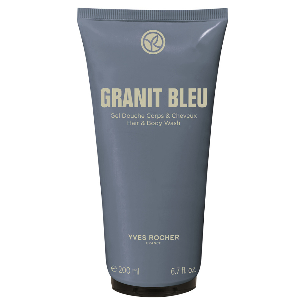 YVES ROCHER Sprchový gél na telo a vlasy Granit Bleu 200 ml