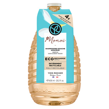 YVES ROCHER Sprchový gél na telo a vlasy Monoi 600 ml