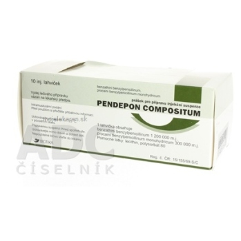 PENDEPON COMPOSITUM plv inu (liek.inj.) 1,5 MU 1x10 lag (Lieky na predpis)