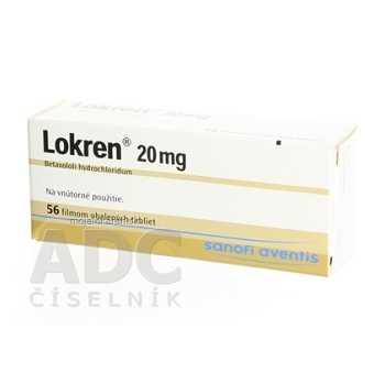 LOKREN 20 mg tbl flm 20 mg 1x56 ks (Lieky na predpis)