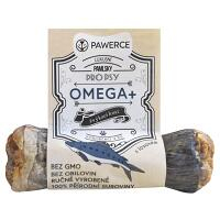 PAWERCE Omega+ žuvacia kosť pre psov plnená 1 ks, Veľkosť: S