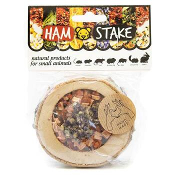 HAMSTAKE Brezová pizza so zeleninou/malá (Doplnkové krmivo pre králiky)