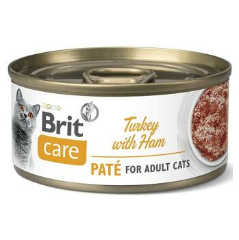 BRIT Care Turkey Paté with Ham konzerva pre mačky 70 g