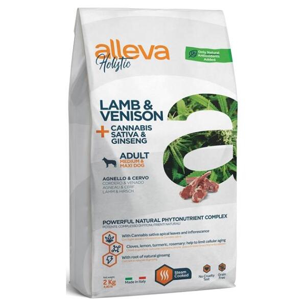 Alleva HOLISTIC dog adult medium & maxi lamb & venison 2kg
