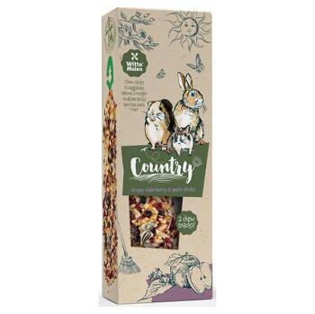 WITTE MOLEN Country Sticks tyčinky baza a jablko 110 g (Maškrty pre králiky)
