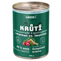 LOUIE Morčacie s brusnicami a prebiotikami konzerva pre psov 400 g