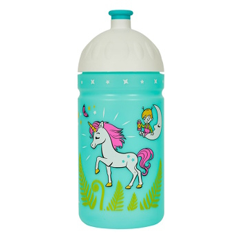 ZDRAVÁ FĽAŠA Jednorožec a víly 0,5 l (Dětské sportovní lahve) - Omývateľný