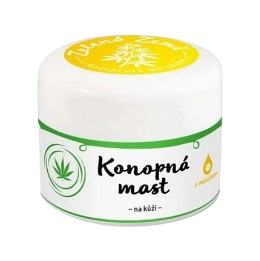 ZELENÁ ZEMĚ Konopná masť s nechtíkom na kožu 12 ml