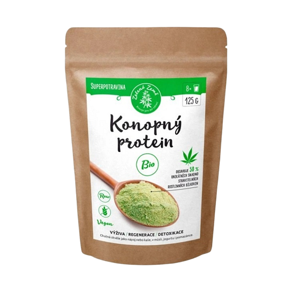 ZELENÁ ZEMĚ Konopný proteín 125 g BIO