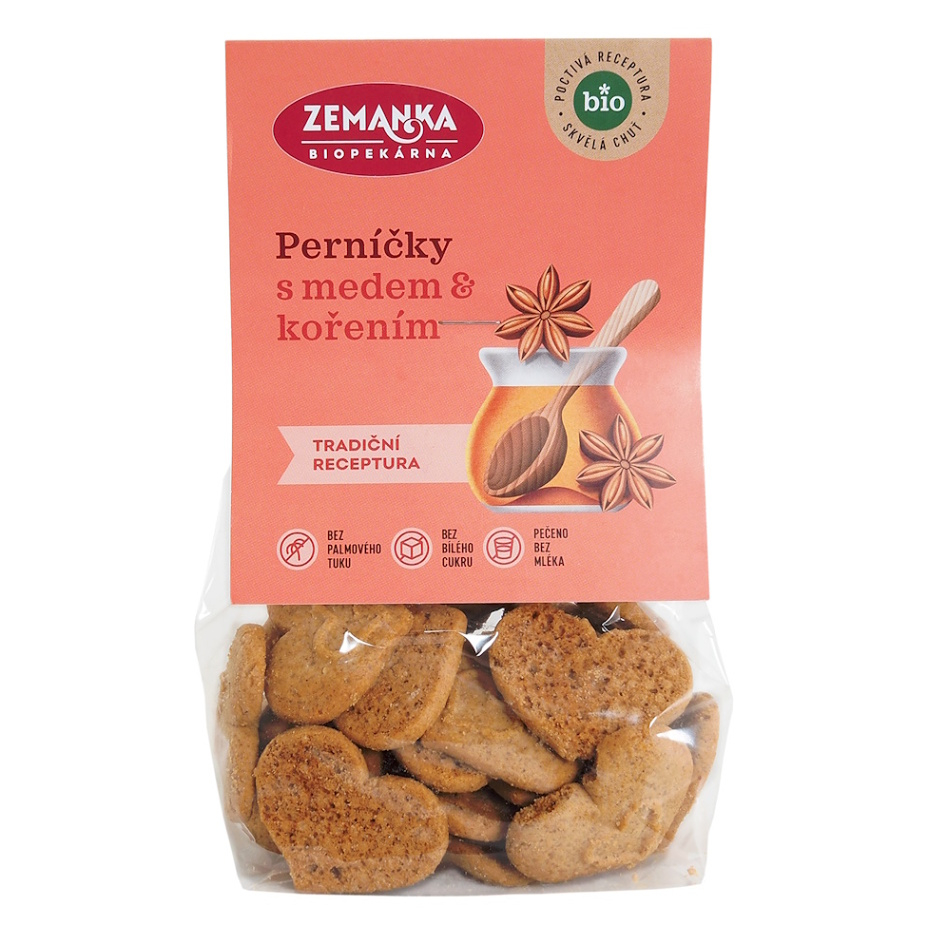E-shop ZEMANKA Medové perníčky BIO 100 g