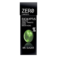ZERO CANDIES Eucalyptus candies 0% mentolové cukríky 32 g