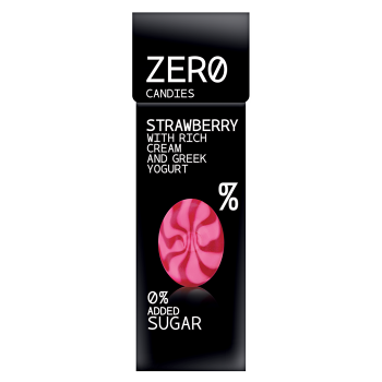 ZERO CANDIES Strawberry yoghurt candies 0% cukríky 32 g