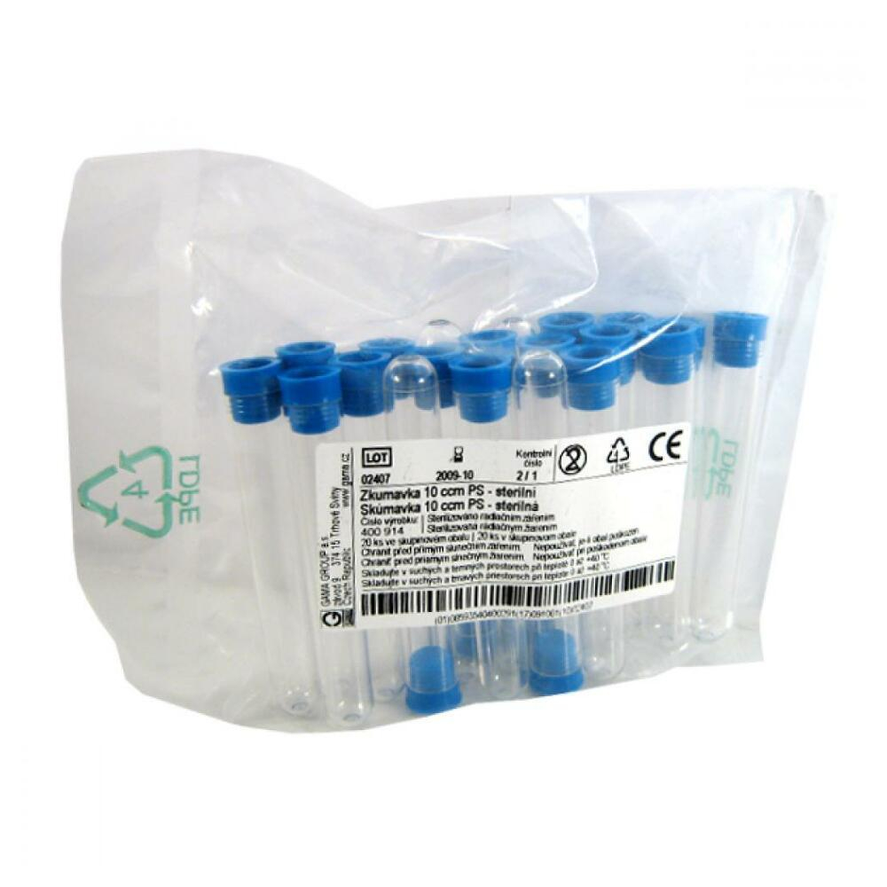 E-shop Skúmavka 10cc PS - sterilné 20ks V400914