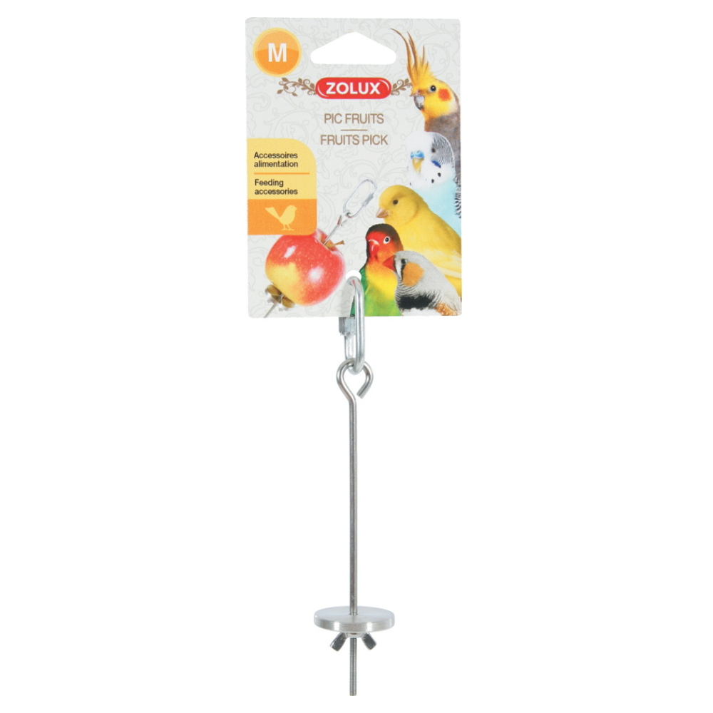 E-shop ZOLUX Držiak na ovocie do klietky kovový M 15,5 cm