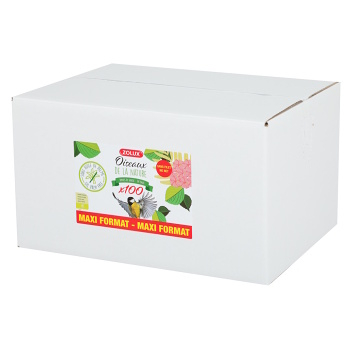 ZOLUX Lojové gule so semienkami bez sieťky v boxe 100 ks (Vonkajšie vtáctvo)