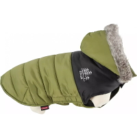 ZOLUX Mountain bunda vodeodolná pre psov khaki 1 kus, veľkosti oblečku: 25 cm