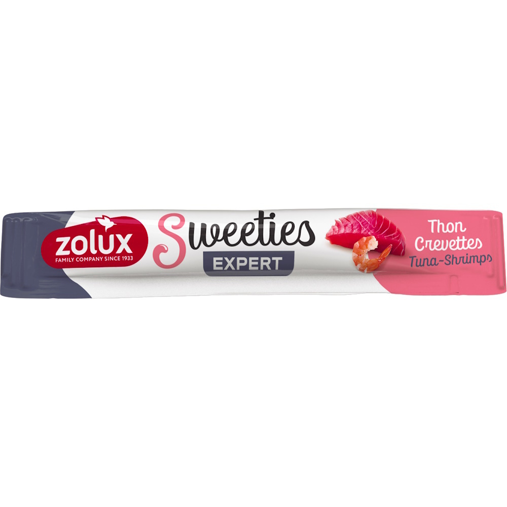 E-shop ZOLUX Sweeties tuniak a kreveta krémová tyčinka pre mačky 14 g