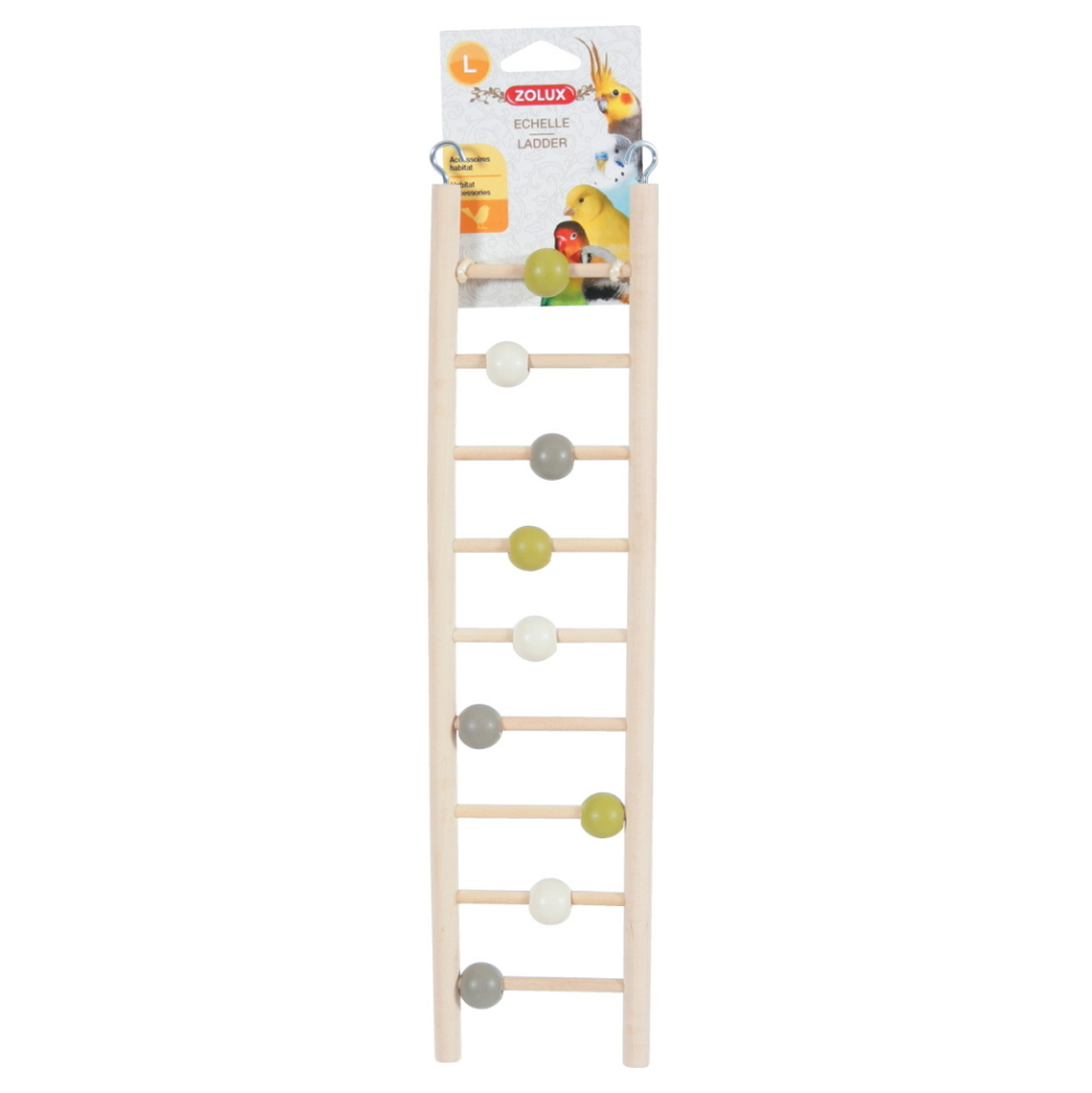 E-shop ZOLUX Rebrík pre vtáky drevený 9 priečok 37,5 cm