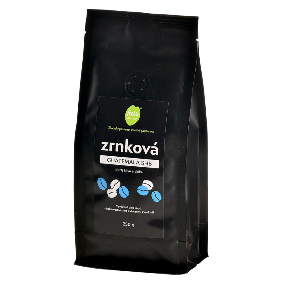 FAIROBCHOD Zrnková káva Guatemala SHB 250 g